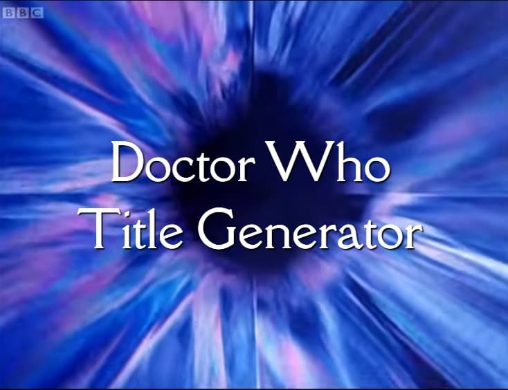 Who Title Generator link